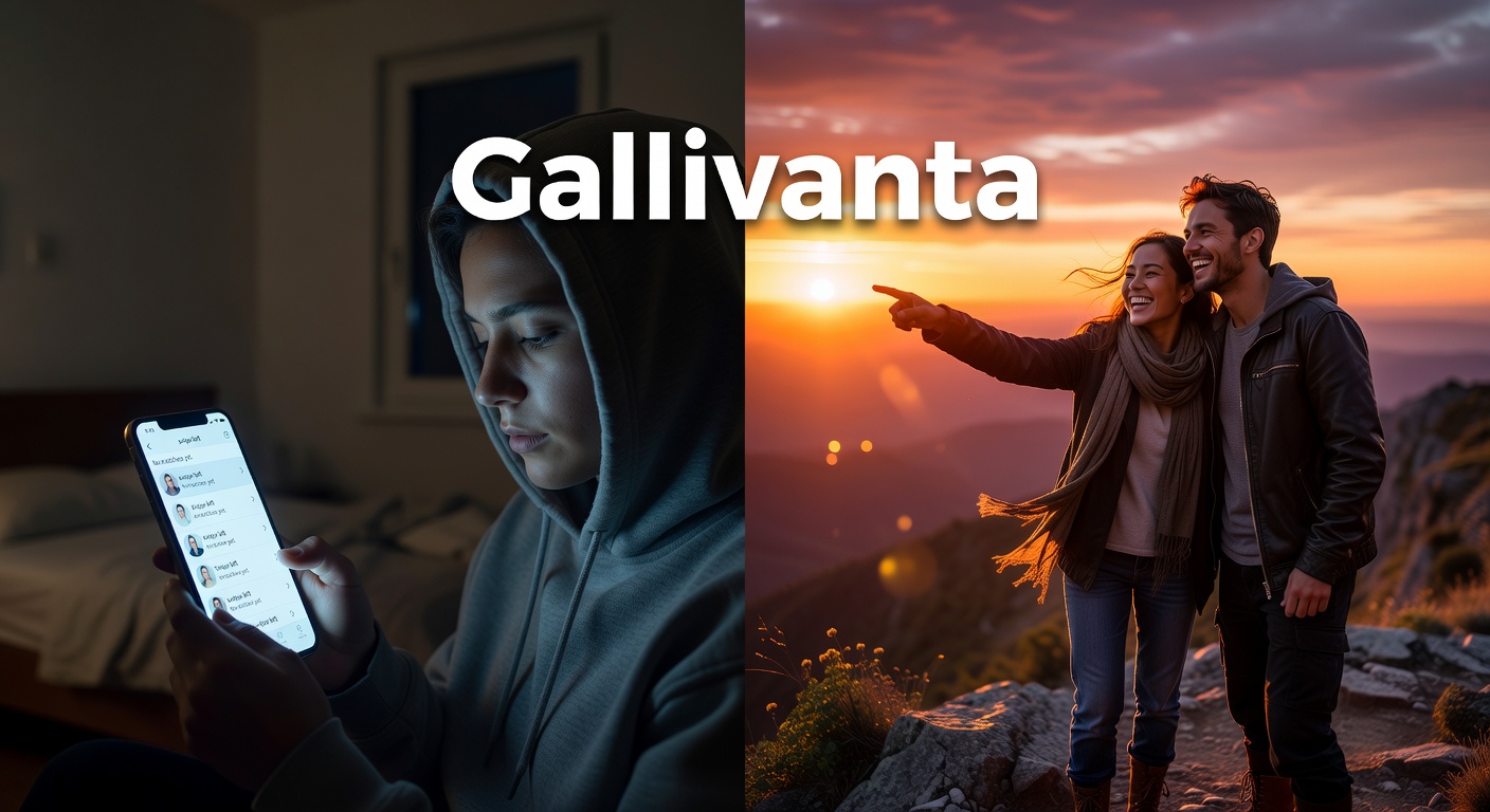 City date atmosphere scene