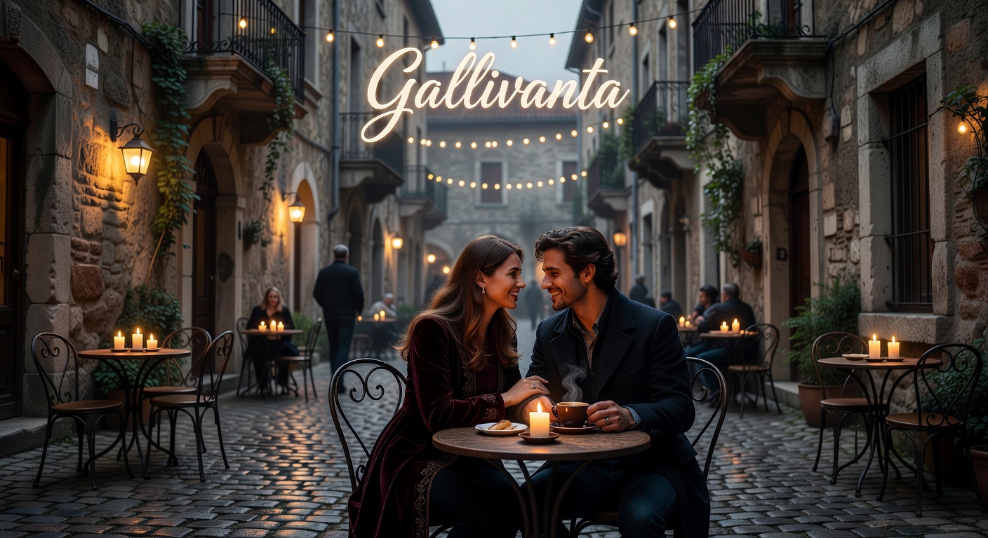 Travel dating city romance scene