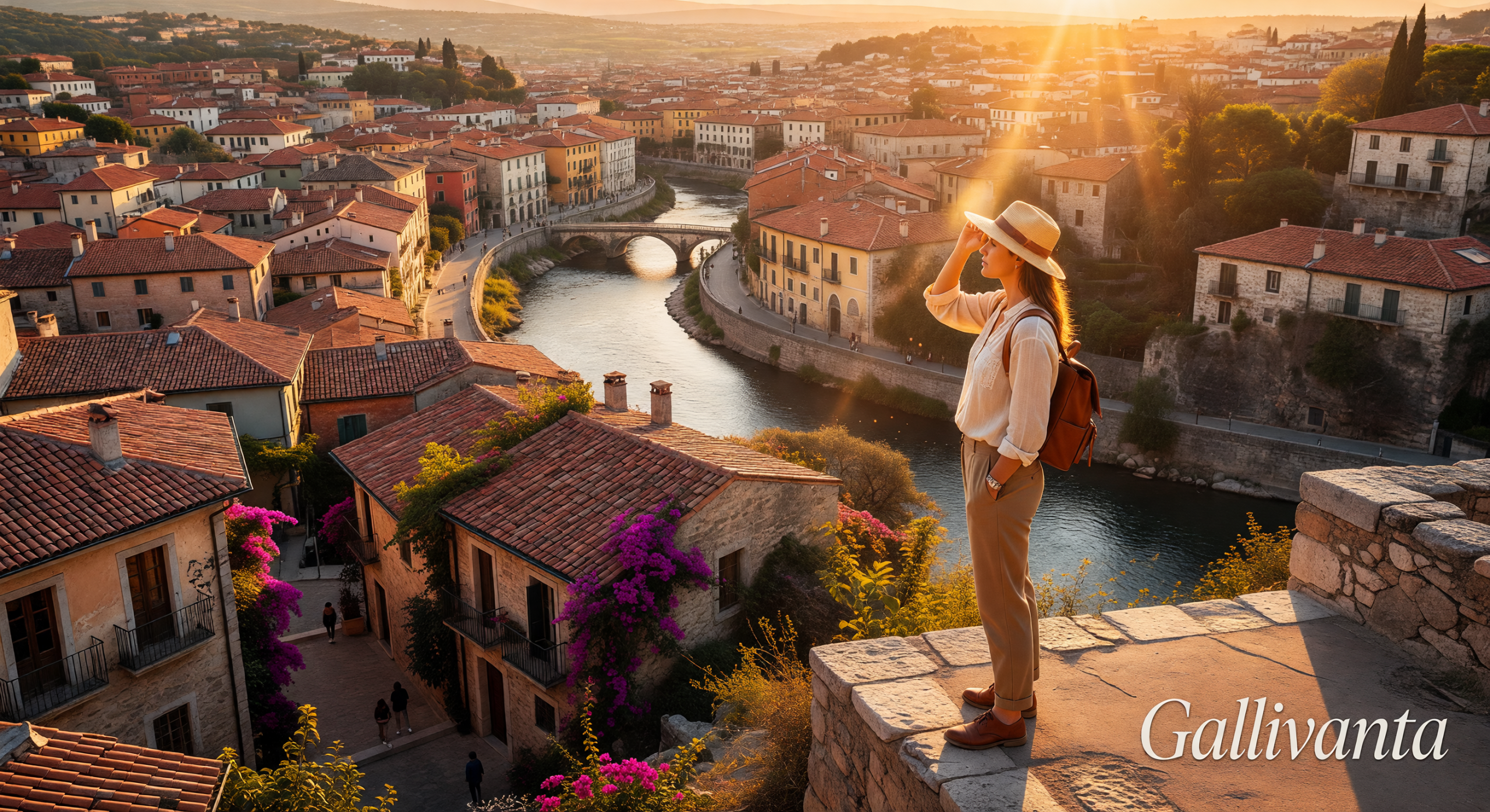 10 Best Solo Travel Destinations 2026 1 Solo traveler overlooking a sunlit European cityscape with terracotta rooftops