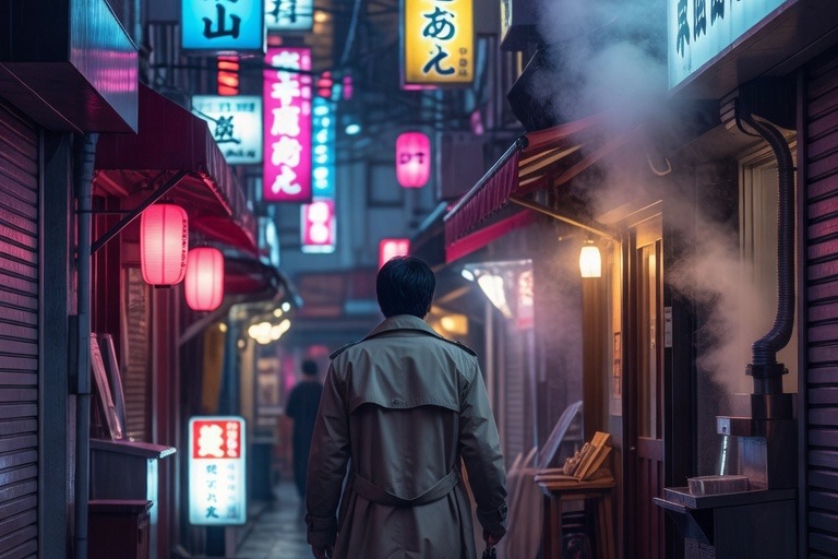 10 Best Solo Travel Destinations 2026 3 Solo traveler walking beneath neon signs in Tokyo at night, a top solo travel destination 2026