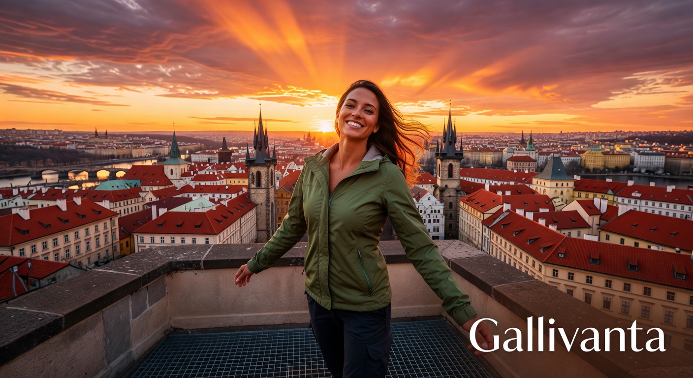 12 Flirty Solo Date Ideas That Will Make You Fall Head Over Heels for Prague 3 Prague Petrin Tower sunset