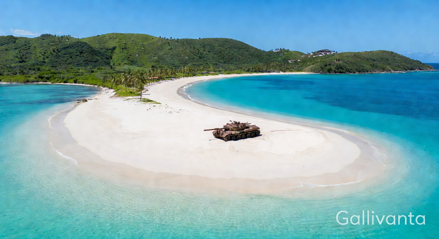 Flamenco Beach Puerto Rico turquoise water white sand