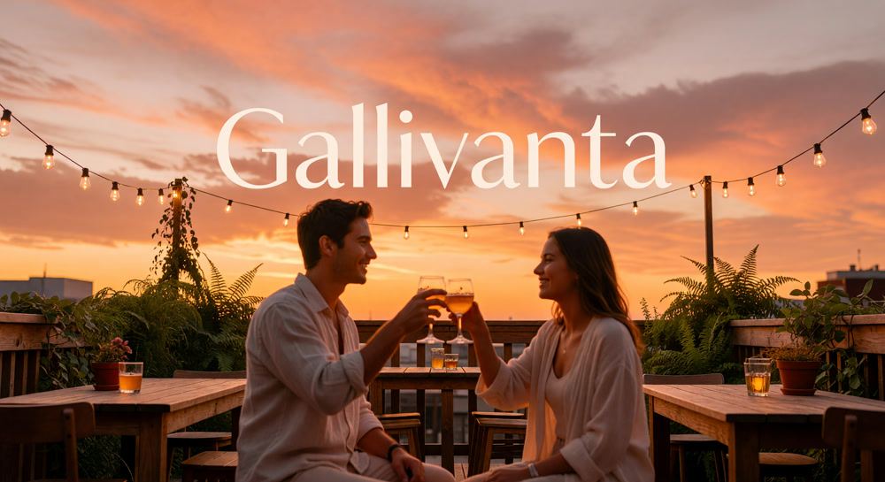 17 Must-Have Items for Your Solo Travel Packing List in 2026 4 Travelers clinking glasses at a cozy rooftop bar at sunset