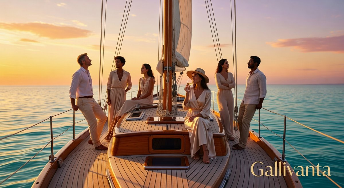 Solo travelers on a sailing group tour with island-hopping scenery.