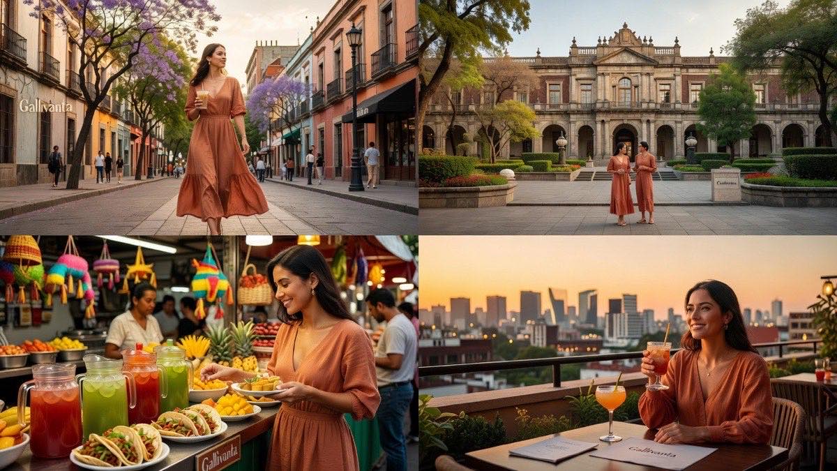Market snack date idea for solo travelers in Mexico City.